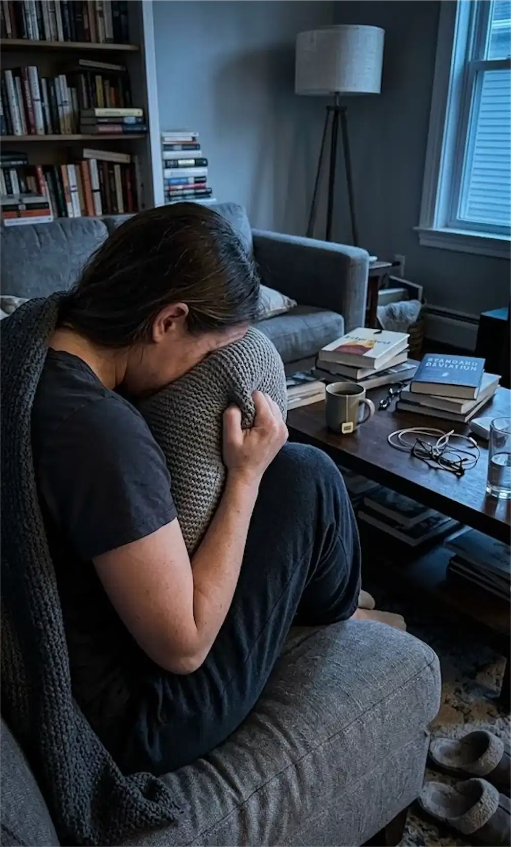 depression lonely fetal position sofa heartbreak trauma withdrawal mourning emotional distress narcissistic abuse long-term effects healing