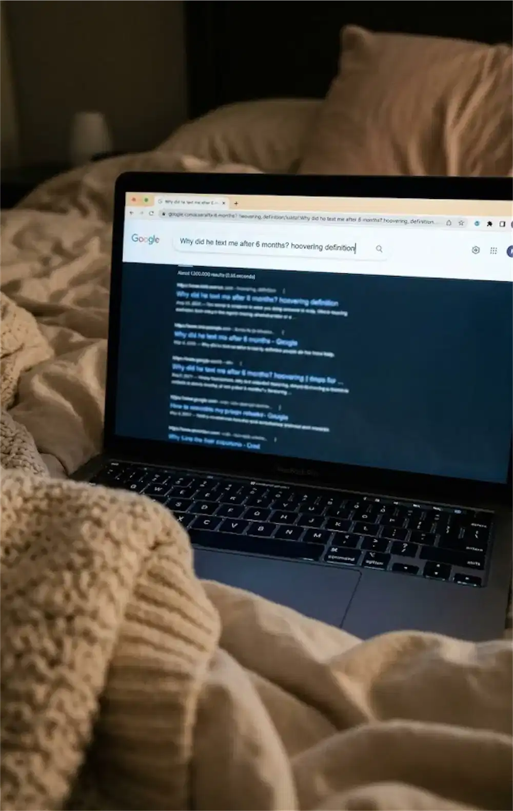 hoovering narcissism curiosity trap recovery investigation laptop search