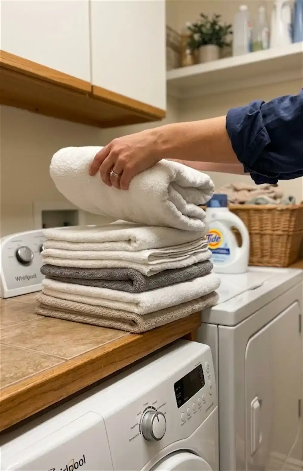 dealing with weaponized incompetence and folding laundry in a messy household