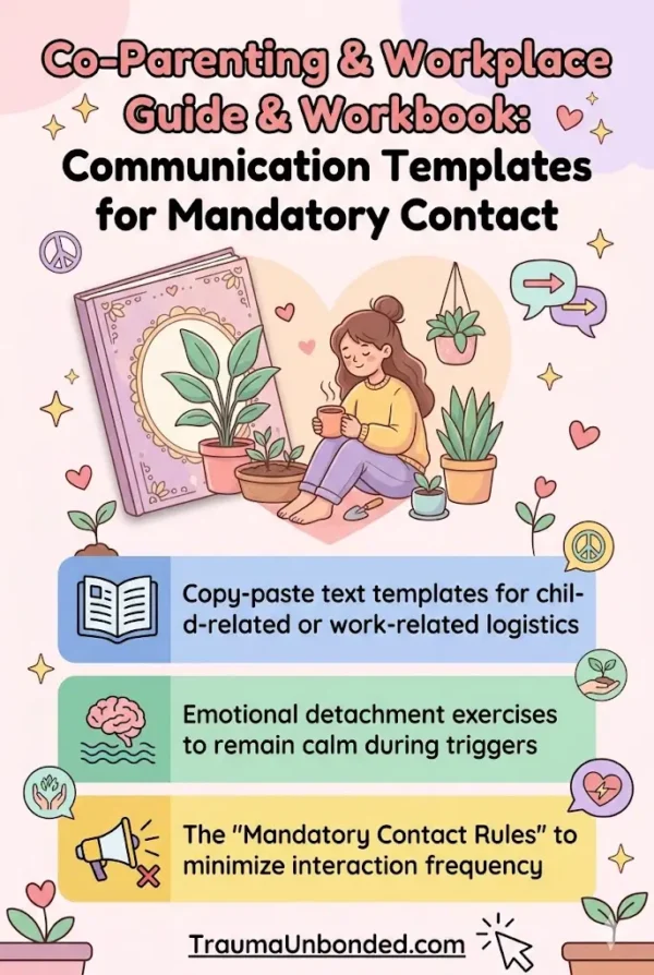 Co-Parenting & Workplace Guide & Workbook: Communication Templates for Mandatory Contact