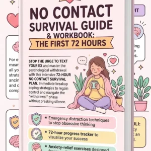 No Contact Survival Guide & Workbook: How to Survive the First 72 Hours
