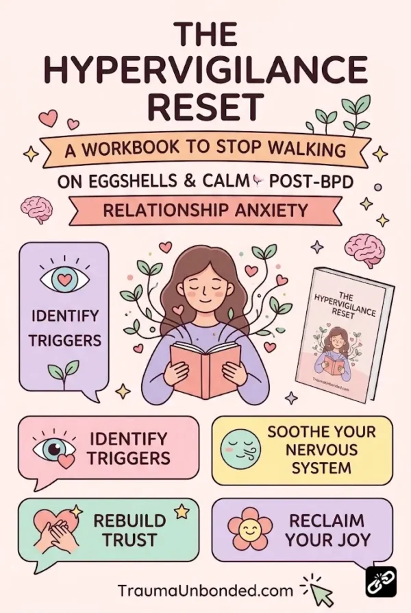 The Hypervigilance Reset - A Workbook to Stop Walking on Eggshells and Calm Your Post-BPD Relationship Anxiety
