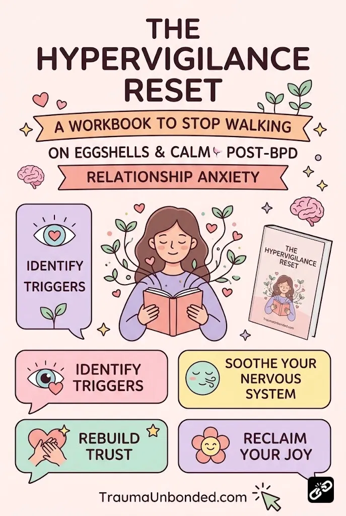 The Hypervigilance Reset - A Workbook to Stop Walking on Eggshells and Calm Your Post-BPD Relationship Anxiety