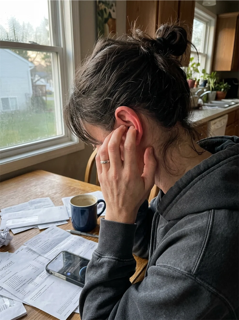 auricular vagus nerve ear massage for stress relief and sensory overload recovery